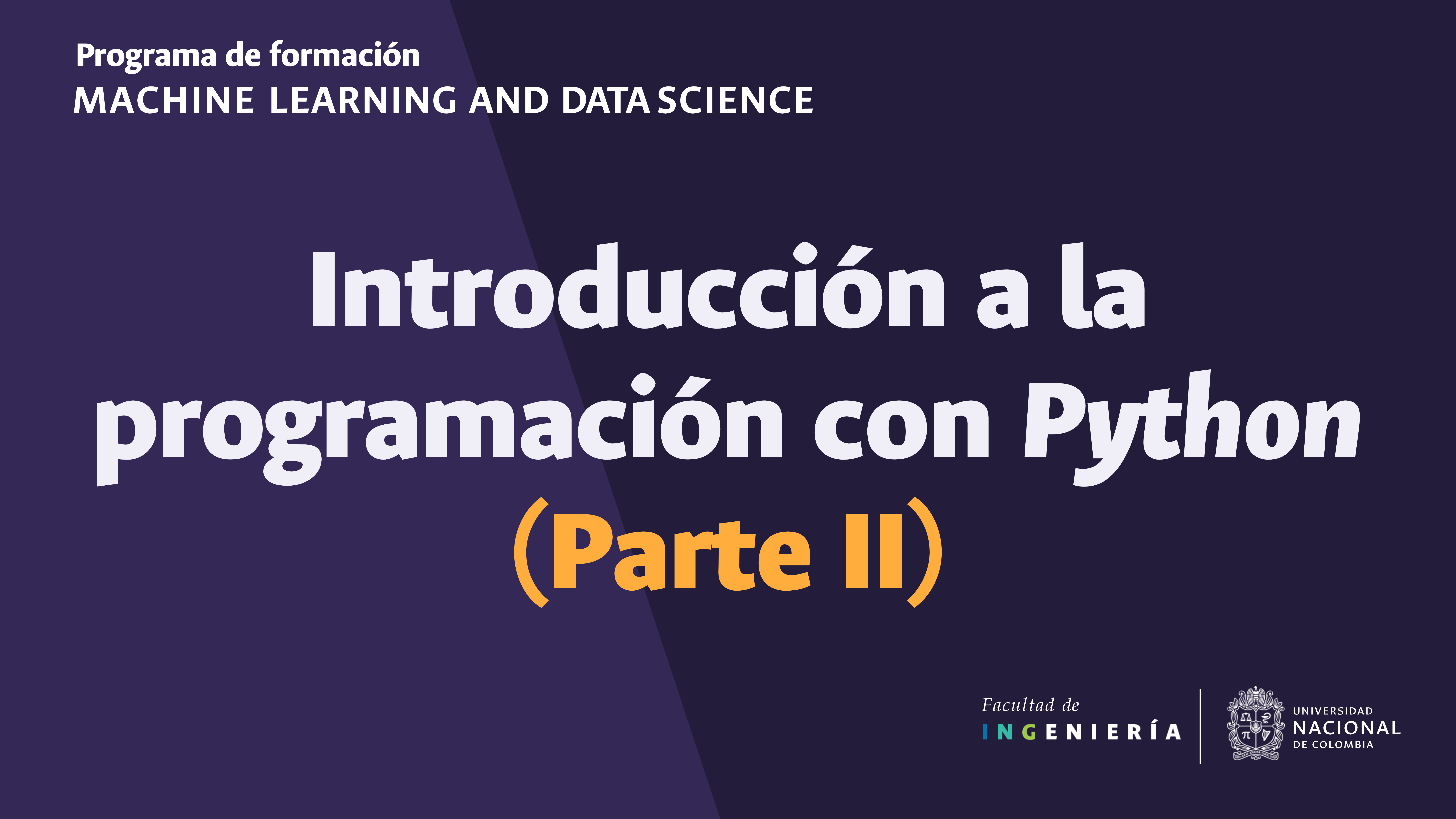 Introducción a la programación con Python (Parte II) mlds0b