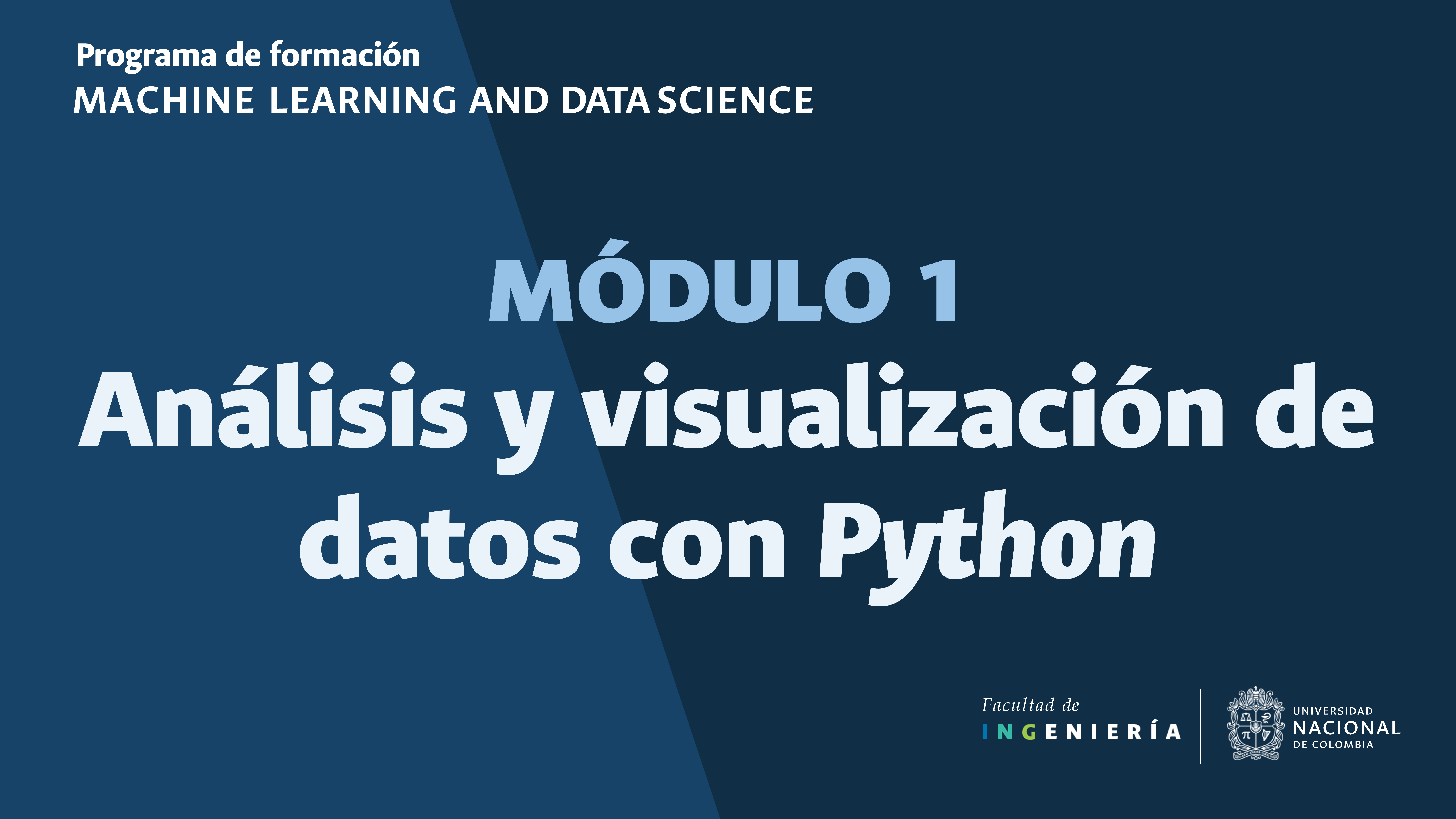 Análisis y visualización de datos con Python mlds1
